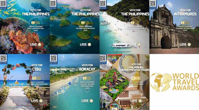 7 Nominations of the Philippines at the World Travel Awards 2025