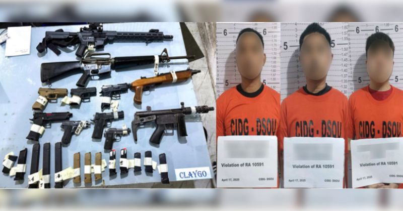 CIDG captures 2 Singaporeans, Filipino in major gun bust