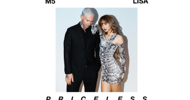 Promotional poster for their upcoming collaboration on May 2 at 12 AM ET